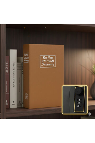 Eco Lounge Şifreli Kitap Kasa Gizli Saklama Kutusu – Kombinasyon Kilitli Güve...
