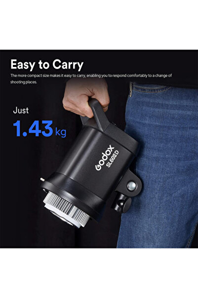 GODEX Godox SL60LLBi Bi-Color LED Video Light,2800K-6500K