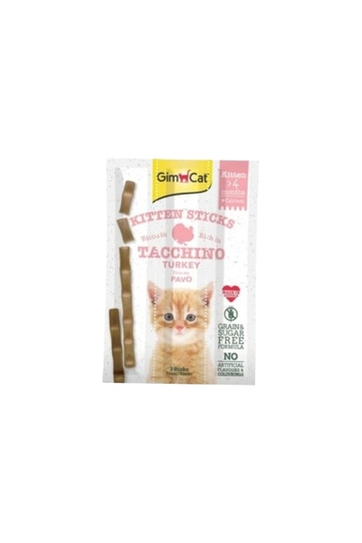 Gimcat Jim Cat Sticks Rewards for Cats Turkey Sticks 9g