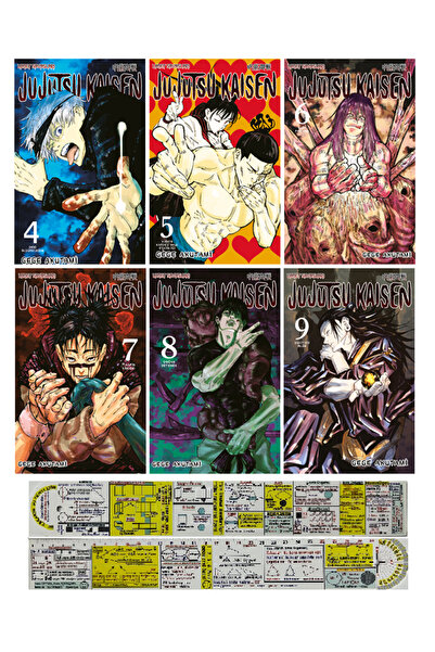 Gerekli Şeyler Yayıncılık Jujutsu Kaisen 4-5-6-7-8-9. Ciltler Manga Seti + Öz...