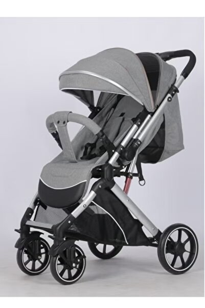 BabyCara عربة أطفال خفيفة الوزن للمواليد الجدد مع طي بلمسة واحدة ومساحة تخزين إضافية ونظام امتصاص الصدمات