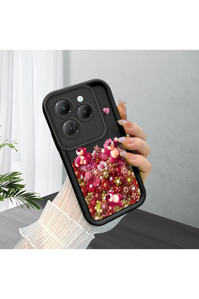 Hontinga حافظة هاتف من السيليكون الناعم متوافقة مع هاتف Infinix Hot 40/40 Pro