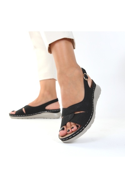 Nali sandale negre ușoare