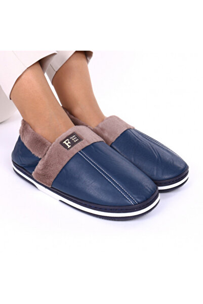 Luna Navy Home Loafers