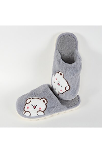 Lunel Gray House Slippers