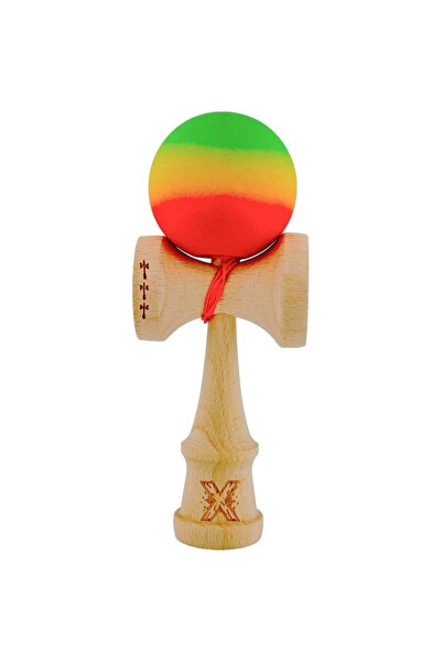 Kendama X Originala, Profesionala, Flippy, Big Cups V2, Rubber Grip cu Cupe M...