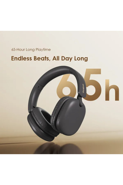 oraimo Boom Pop Lite Wireless Headphones with ENC and Sound360 Spatial Sound - Light Gold