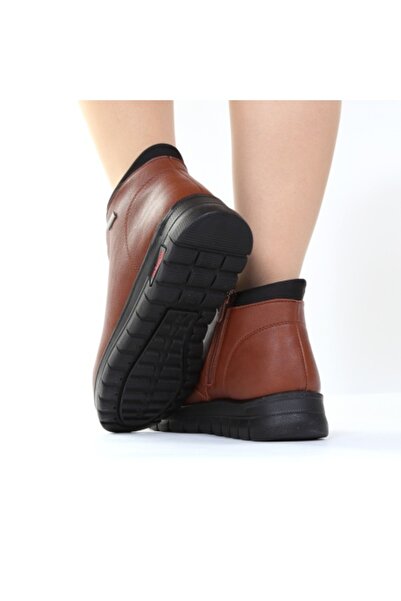 Andara light brown fur-lined boots