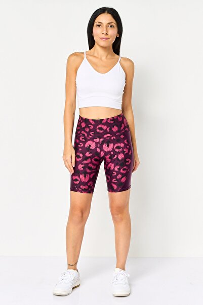 Under Armour Women Sportswear Fit Heatgear Shine Biker Shorts, Multicolor