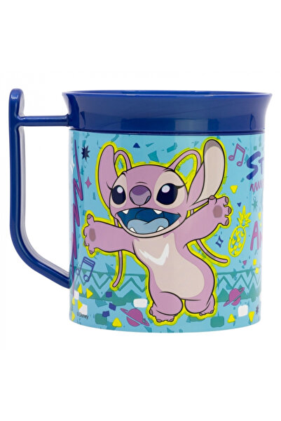 Lilo & Stitch Cană de plastic elegantă, Stitch Angel 400 ml