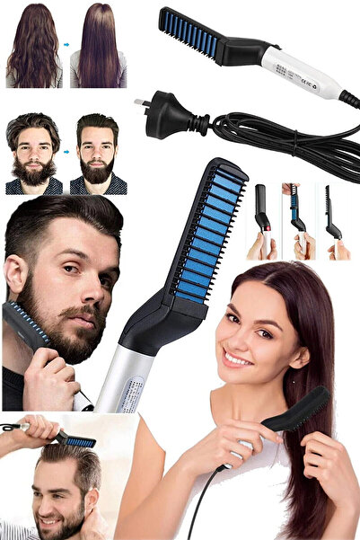 ozbience Saç ve sakal düzleştirme makinesi, kablolu tarak, bakım aracı