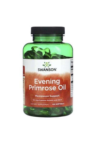 SWANSON Evening Primrose Oil, 104 mg, 100 Softgels