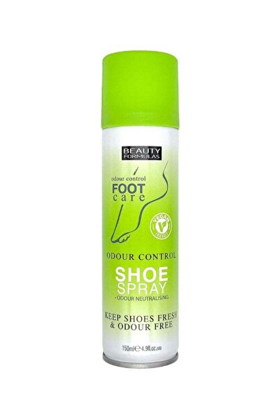 BEAUTY FORMULAS Odour Control Shoe Spray, Keeps Shoes Fresh & Odour Free, 150ml