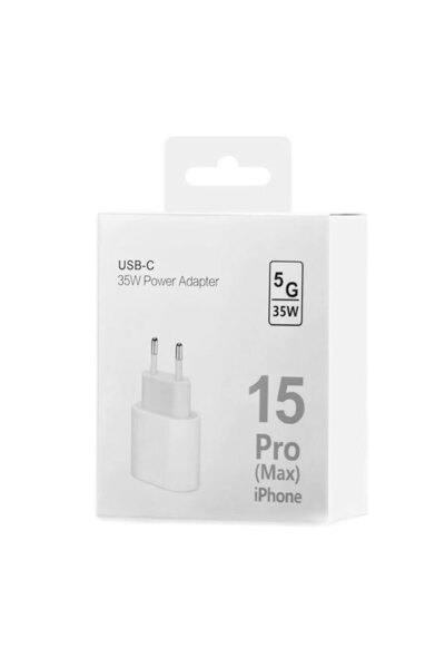 OEM OEM mains charger, 35W, USB-C, 35W, Fast Charging, iP15 [BOX]