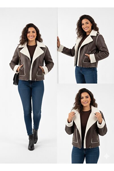 ModamarkReal Women's Wool-Lined Nubuck Coat