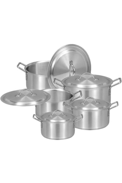 cc bin shihon High-quality, durable aluminum cookware set from Ben Shihon, available in various sizes.