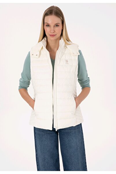 U.S. Polo Assn. Women's Ecru Vest 50307992-Vr256 Pearl