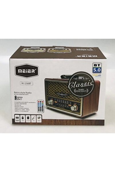 Generic Meier 156BT Rechargeable Nostalgic Radio USB/SD/MP3/Bluetooth