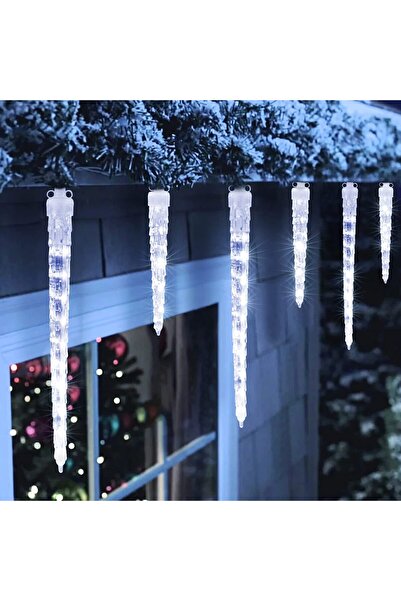 OEM Outdoor lights, 320LED, 20 lights, 4 meters, cool white light, with timer