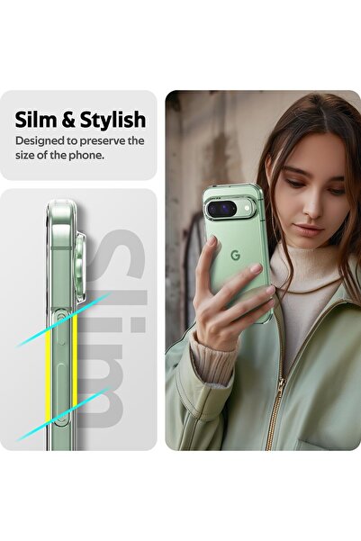 HYX Google Pixel 9 / Pixel 9 Pro Ultra Slim Scratch Resistant TPU Gel Case - Clear