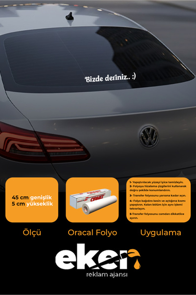 Eker Reklam Ajansı أنت هنا (45×5 سم)