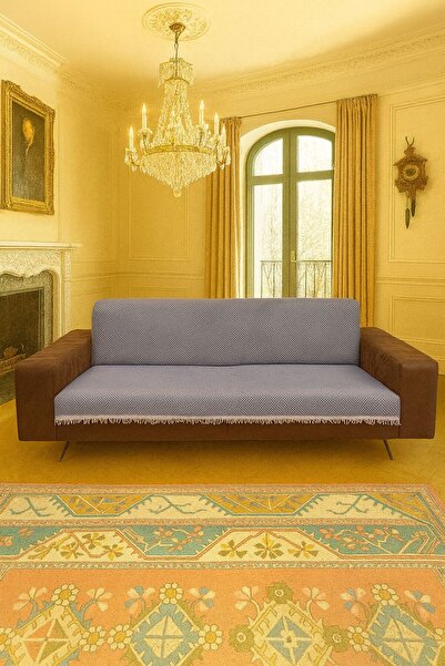 LUNGA VİTA Husa de scaun din material țesut cu model de orz 170x210 Husă pent...