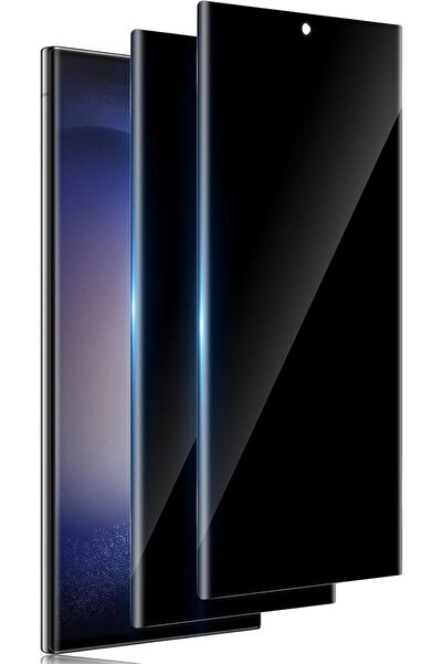 HYX واقي شاشة الخصوصية لهاتف Samsung Galaxy S23 Ultra (عبوة من قطعتين) - زجاج...