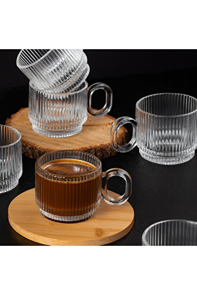 Rayan 6'lı kulplu Kahve Bardağı