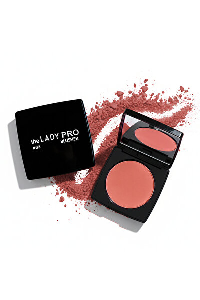 the LADY PRO A blush for cheeks with a soft touch and natural radiance.