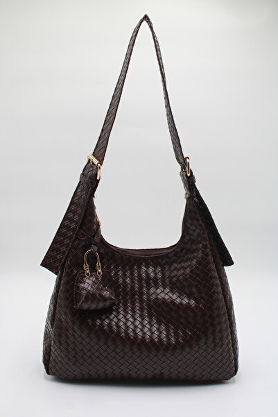 LASSO حقيبة يد وكتف نسائية كبيرة الحجم قابلة للتعديل مع حزام كتف جلدي محبوك ب...