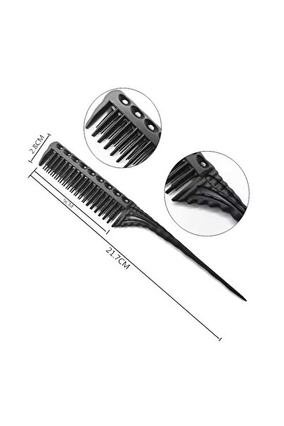 Marinela Radu Professional comb for styling and coloring, Marinela Radu, 22x3 cm, black