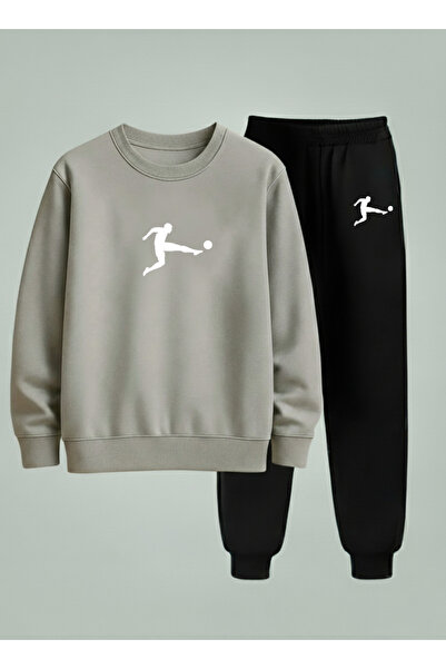 LORVEX Îmbrăcăminte pentru copii tricou - Set de trening cu gât rotund, impri...