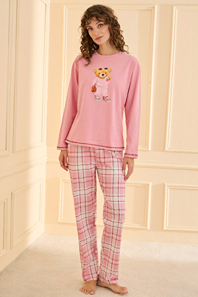 TURAY Katebush 100% Cotton Long Sleeve Women's Pajama Set