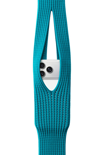 WANNA PROTECT iPhone Cross Pocket Mesh Phone Bag Strap Compatible with All Phones 80cm