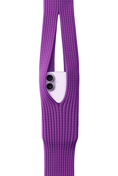 WANNA PROTECT iPhone Cross Pocket Mesh Phone Bag Strap Compatible with All Phones 80cm