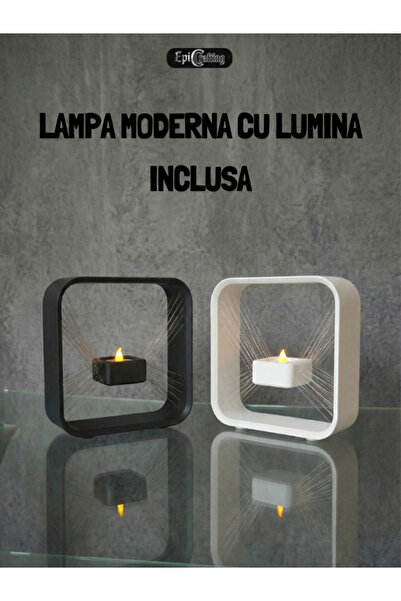 Epic Crafting Tensegrity Lamp (Anti-gravity) - White/Black and Grey/Pink Marble Variants 17cm LED included