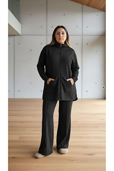 Curly ΣΕΤ ΜΑΥΡΟ ΜΟΝΤΕΡΝΟ ΥΦΑΣΜΑΤΙΚΟ ΦΕΡΜΟΥΑΡ