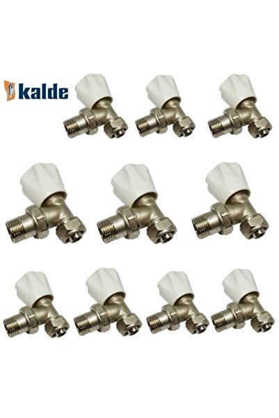 KALDE Pex Köşe Radyatör Vanası (HAFİF TİP / ECO) ( 10 Adettir )