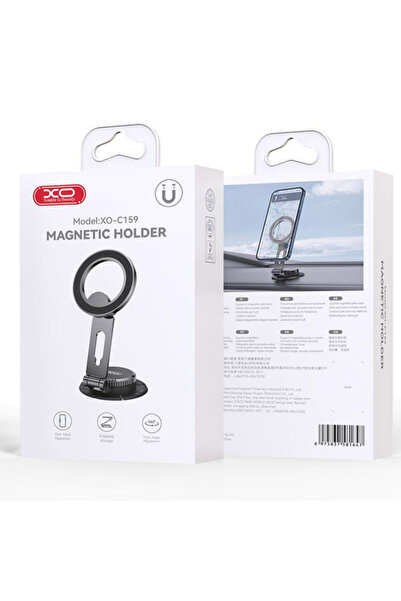 Xo Suport Auto (C159), DashBoard, cu Adeziv, MagRing, FlipStick, GRAY