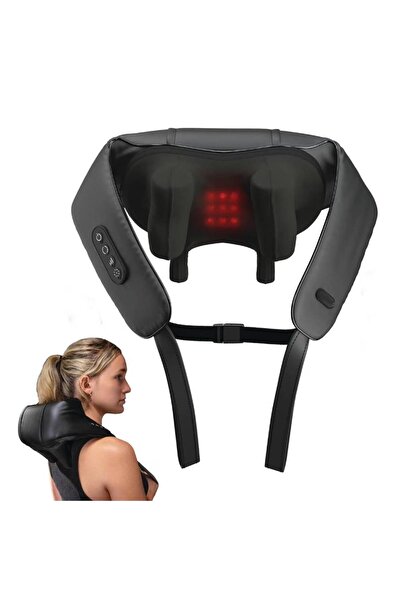 HYX جهاز تدليك شياتسو برو شياتسو للظهر والرقبة، جهاز تدليك لاسلكي للرقبة والك...