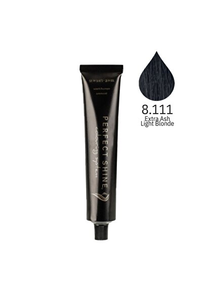 PERFECT SHINE Permanent Profesyonel Saç Boyası 100ml -Ekstra Yoğun Küllü Açık...