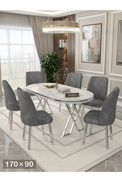 Hardalım Consept LİFOS Mutfak Masası Takımı Yemek Odası Takımı Salon Takımı