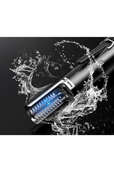 Flippy Flippy Electric Fish Scaler, Stainless Steel, 28 x 5 cm, Black