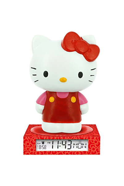 Hello Kitty Night light with 3D clock and date, 21.4x13x13cm