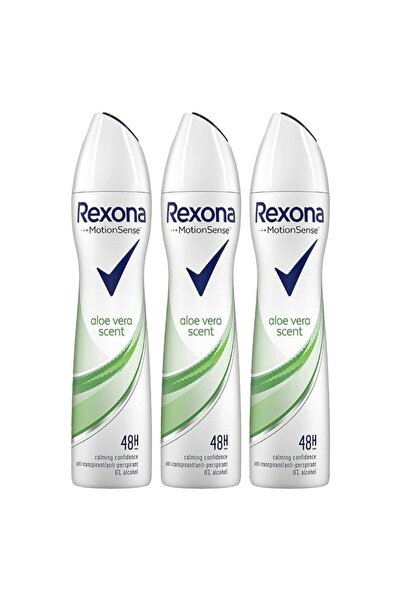 Rexona Set of 3 x Deodorant Antiperspirant Aloe Vera Spray, 150 ml