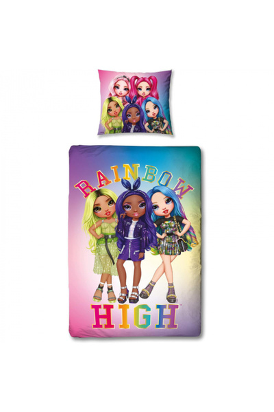 Rainbow High Rainbow High microfiber children's bed linen, 2 pieces 140x200 c...