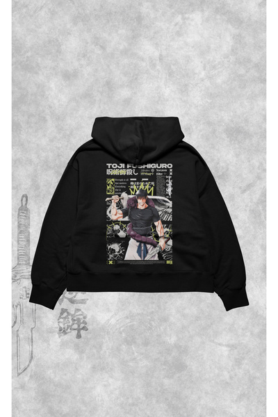 Brutal Dept. هودي جوجوتسو كايسن توجي فوشيغورو قصة فضفاضة، للجنسين