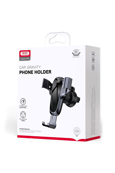Xo Car Mount (C86), with side clamps, Ventilation mounting, AutoGravity, MultiAngle, Black