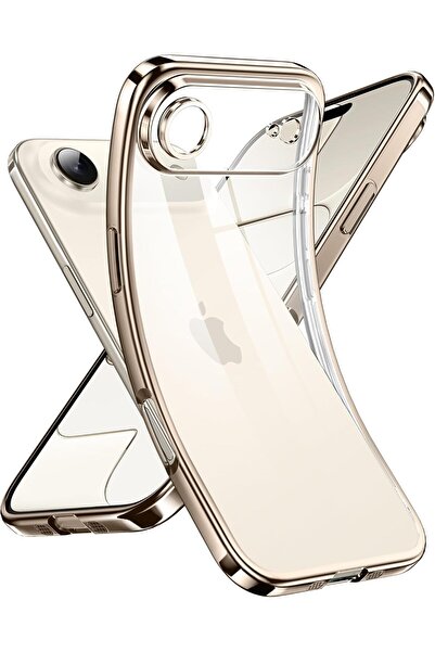 m.tk moveteck iPhone 17 Air Case Full Camera Protection Metallic Shiny Colorful Edge Soft Silicone Lens Cover