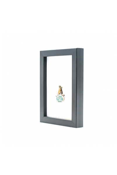 ArtMyWay Tablou I love you to the Moon and Back - Colectia Pebble Art (cu pietre de râu autentice și elemen
